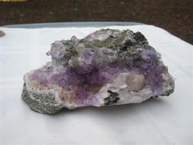 Amethyst Flower extremely protect stone 922